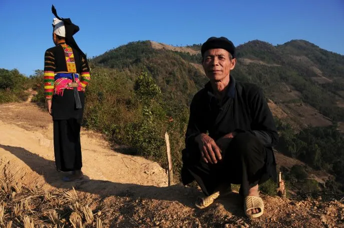 dimsum reizen naar de zwarte lolos in het uiterste puntje van noord vietnam