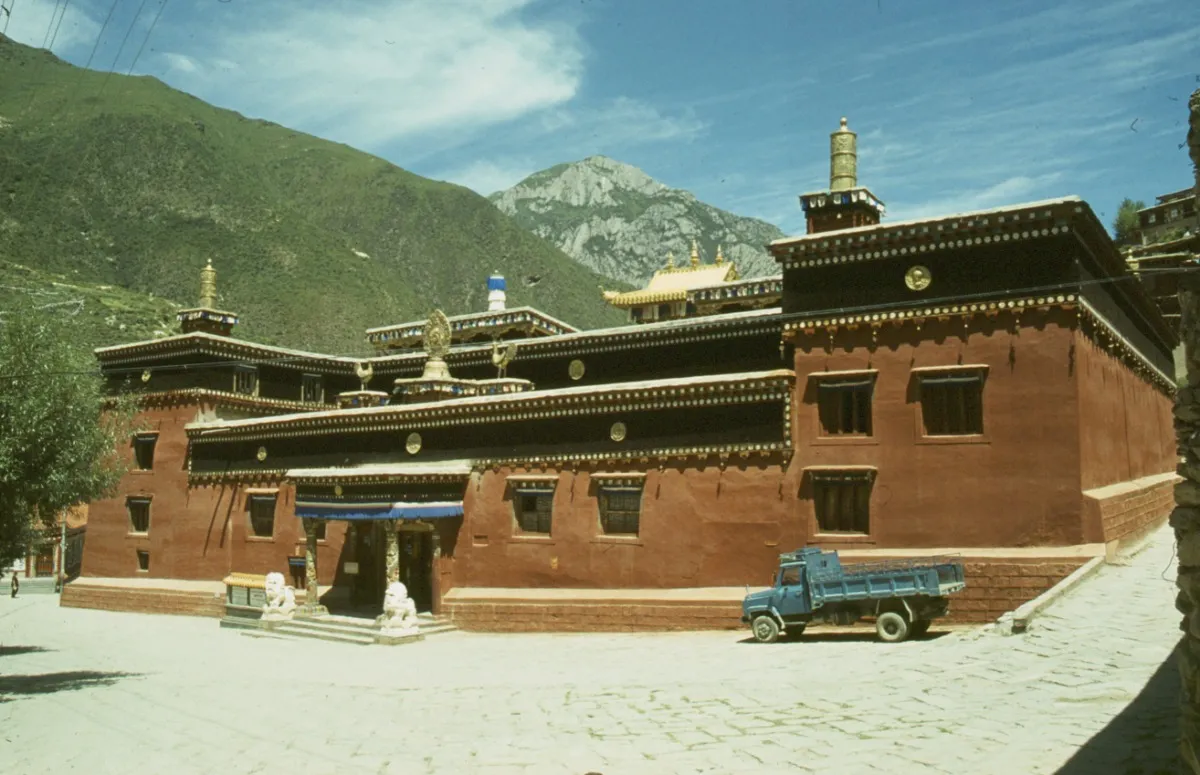 Oost-Tibet dege woning locals
