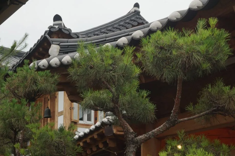 Sfeerafbeelding dimsum reizen zuidkora overnachten in traditionele hanok huizen