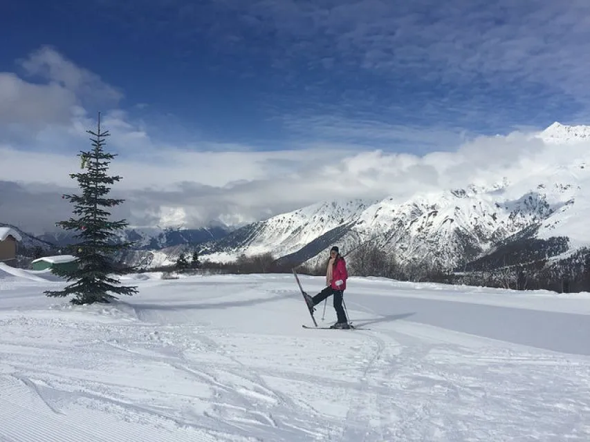 Sfeerafbeelding skien in georgie